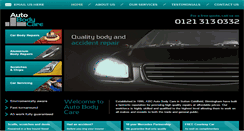 Desktop Screenshot of abcautobodycare.co.uk