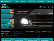 Tablet Screenshot of abcautobodycare.co.uk